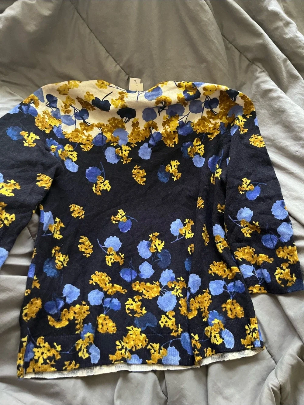 Talbots Audrey Floral Cashmere Sweater NWT - Picture 5 of 5